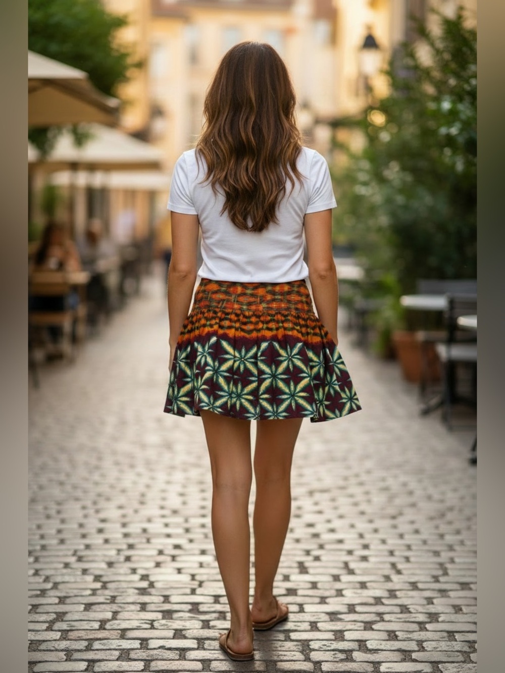 Ulla Johnson Multicolor Floral High-Waist Shorts - Picture 5 of 6